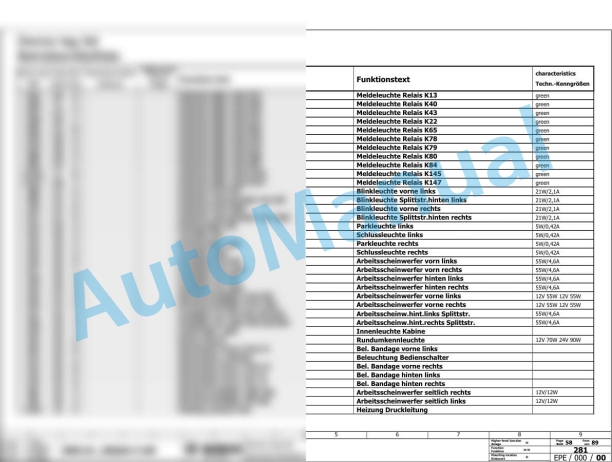 Bomag BW 151 AD-5 AM Tandem Vibratory Rollers Electric, Hydraulic Schematics Diagram 101921031001 - 101921031052 2 Bomag BW 151 AD-5 AM Tandem Vibratory Rollers Electric, Hydraulic Schematics Diagram 101921031001 - 101921031052-2