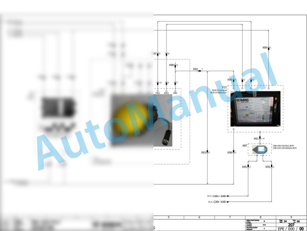 Bomag BW 154 ACP-4 AM Combination Rollers Electric, Hydraulic Schematics Diagram 101870821001 - 101870821006 2 Bomag BW 154 ACP-4 AM Combination Rollers Electric, Hydraulic Schematics Diagram 101870821001 - 101870821006-2