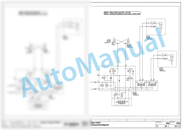 Bomag BW 154 ACP-5 Combination Rollers Electric, Hydraulic Schematics Diagram 101871131001 - 101871139999 3 Bomag BW 154 ACP-5 Combination Rollers Electric, Hydraulic Schematics Diagram 101871131001 - 101871139999-3