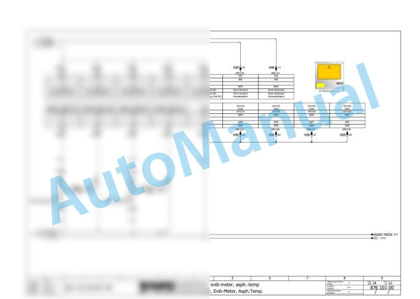 Bomag BW 154 AP-4 Tandem Vibratory Rollers Electric, Hydraulic Schematics Diagram 101870611002 - 101870612029 2 Bomag BW 154 AP-4 Tandem Vibratory Rollers Electric, Hydraulic Schematics Diagram 101870611002 - 101870612029-2