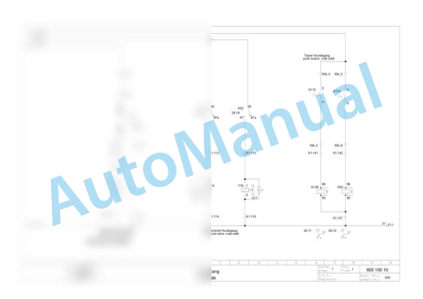 Bomag BW 161 AC-4 Combination Rollers Electric, Hydraulic Schematics Diagram 961920921001 - 961920929999 2 Bomag BW 161 AC-4 Combination Rollers Electric, Hydraulic Schematics Diagram 961920921001 - 961920929999-2