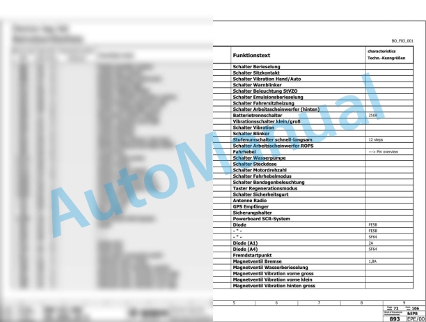 Bomag BW 161 AC-5 TIER 4 Stage V Combination Rollers Electric, Hydraulic Schematics Diagram 101921901001 - 101921909999 3 Bomag BW 161 AC-5 TIER 4 Stage V Combination Rollers Electric, Hydraulic Schematics Diagram 101921901001 - 101921909999-3