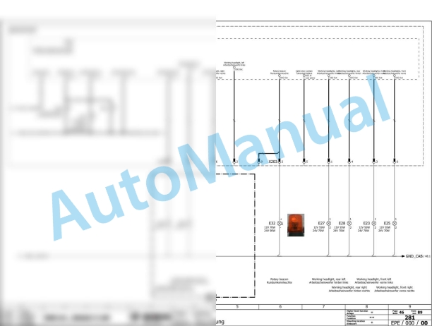 Bomag BW 161 AD-5 AM Tandem Vibratory Rollers Electric, Hydraulic Schematics Diagram 101921431001 - 101921431009 2 Bomag BW 161 AD-5 AM Tandem Vibratory Rollers Electric, Hydraulic Schematics Diagram 101921431001 - 101921431009-2