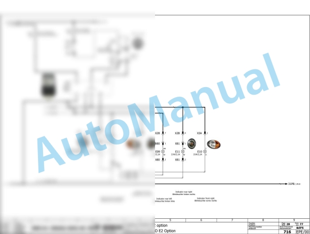 Bomag BW 161 AD-50 AM Tandem Vibratory Rollers Electric, Hydraulic Schematics Diagram 101921151001 - 101921159999 3 Bomag BW 161 AD-50 AM Tandem Vibratory Rollers Electric, Hydraulic Schematics Diagram 101921151001 - 101921159999-3