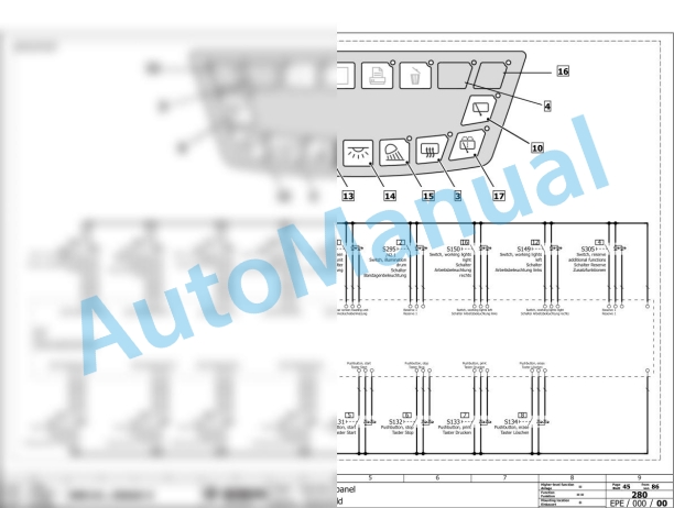Bomag BW 161 ADO-5 Tandem Vibratory Rollers Electric, Hydraulic Schematics Diagram 101921471001 - 101921471032 2 Bomag BW 161 ADO-5 Tandem Vibratory Rollers Electric, Hydraulic Schematics Diagram 101921471001 - 101921471032-2