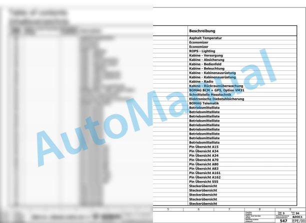 Bomag BW 161 ADO-5 TIER4 Tandem Vibratory Rollers Electric, Hydraulic Schematics Diagram 101921571001 - 101921579999-2