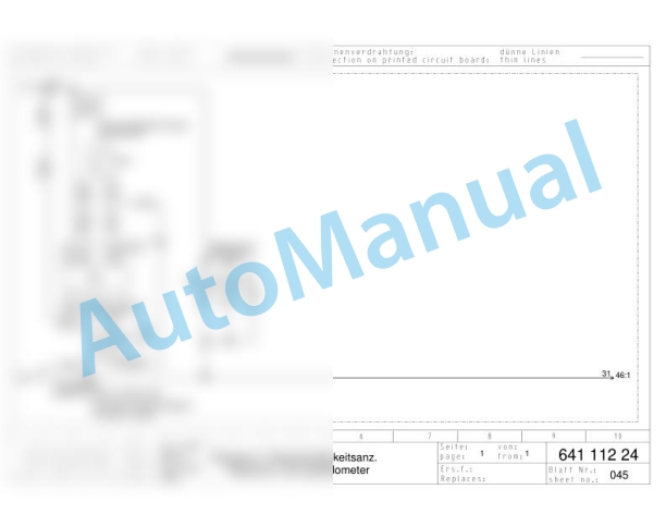 Bomag BW 164 AD-2 Tandem Vibratory Rollers Electric, Hydraulic Schematics Diagram 101640321081 - 101640321091 3 Bomag BW 164 AD-2 Tandem Vibratory Rollers Electric, Hydraulic Schematics Diagram 101640321081 - 101640321091-3