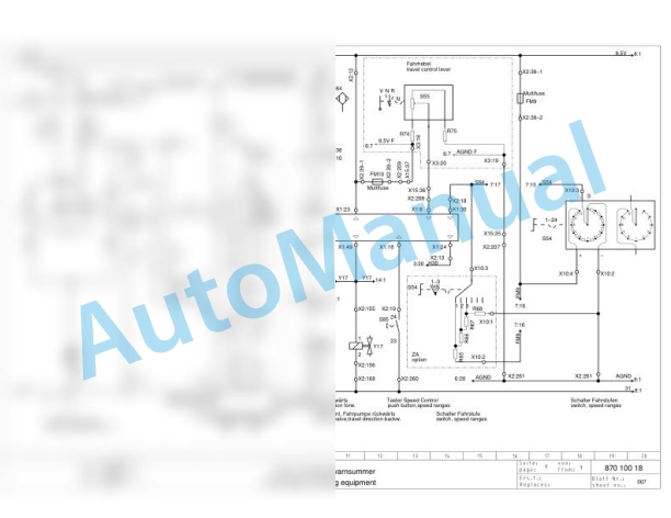 Bomag BW 170 AD AM Tandem Vibratory Rollers Electric, Hydraulic Schematics Diagram 101870111003 - 101870111033 2 Bomag BW 170 AD AM Tandem Vibratory Rollers Electric, Hydraulic Schematics Diagram 101870111003 - 101870111033-2