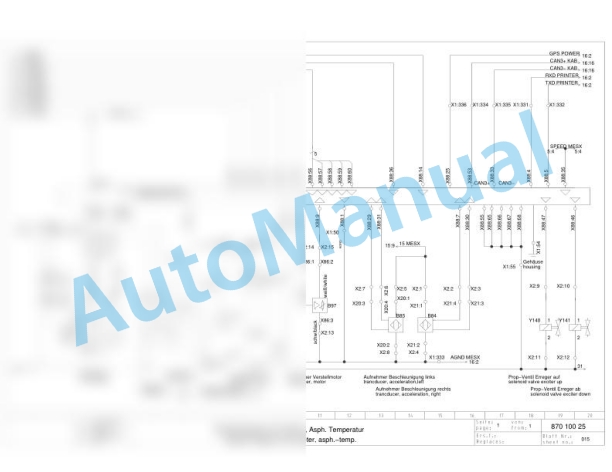 Bomag BW 174 ACP Combination Rollers Electric, Hydraulic Schematics Diagram 101870441001 - 101870441015 2 Bomag BW 174 ACP Combination Rollers Electric, Hydraulic Schematics Diagram 101870441001 - 101870441015-2