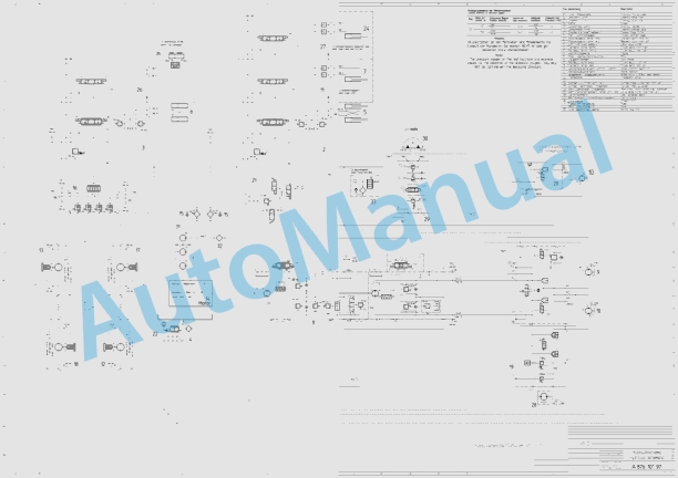 Bomag BW 174 AP-4 AM Tandem Vibratory Rollers Electric, Hydraulic Schematics Diagram 101870701006 - 101870701049 1 Bomag BW 174 AP-4 AM Tandem Vibratory Rollers Electric, Hydraulic Schematics Diagram 101870701006 - 101870701049