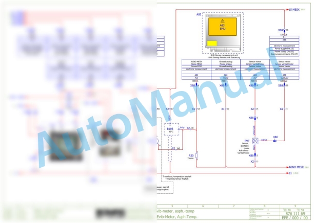 Bomag BW 174 AP-4 AM Tandem Vibratory Rollers Electric, Hydraulic Schematics Diagram 101870701006 - 101870701049 2 Bomag BW 174 AP-4 AM Tandem Vibratory Rollers Electric, Hydraulic Schematics Diagram 101870701006 - 101870701049-2