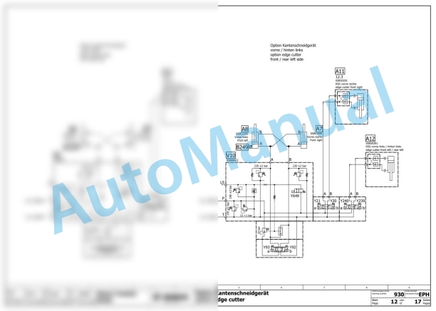 Bomag BW 174 AP-5 Tandem Vibratory Rollers Electric, Hydraulic Schematics Diagram 101871211001 - 101871219999 3 Bomag BW 174 AP-5 Tandem Vibratory Rollers Electric, Hydraulic Schematics Diagram 101871211001 - 101871219999-3