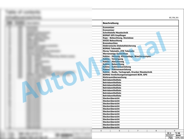 Bomag BW 177 D-5 Single Drum Vibratory Rollers Electric, Hydraulic Schematics Diagram 101587291001 - 101587299999 3 Bomag BW 177 D-5 Single Drum Vibratory Rollers Electric, Hydraulic Schematics Diagram 101587291001 - 101587299999-3