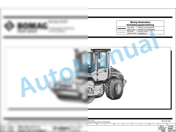 Bomag BW 177 D-5 Single Drum Vibratory Rollers Electric, Hydraulic Schematics Diagram 101587381001 - 101587381040 2 Bomag BW 177 D-5 Single Drum Vibratory Rollers Electric, Hydraulic Schematics Diagram 101587381001 - 101587381040-2