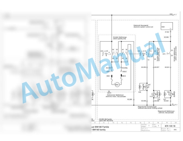 Bomag BW 184 AD Tandem Vibratory Rollers Electric Schematics Diagram 101870301069 - 101870301088 3 Bomag BW 184 AD Tandem Vibratory Rollers Electric Schematics Diagram 101870301069 - 101870301088-3
