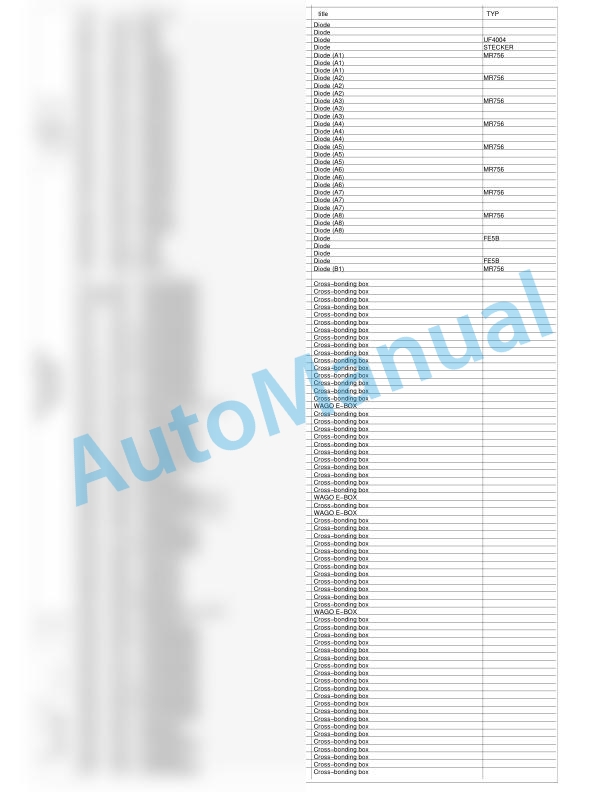 Bomag BW 190 AD-4 Tandem Vibratory Rollers Electric Schematics Diagram 101920151001 - 101920151039 2 Bomag BW 190 AD-4 Tandem Vibratory Rollers Electric Schematics Diagram 101920151001 - 101920151039-2