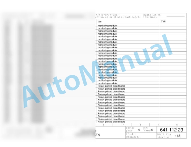Bomag BW 202 AD-2 Tandem Vibratory Rollers Electric, Hydraulic Schematics Diagram 101640121141 - 101640121173 3 Bomag BW 202 AD-2 Tandem Vibratory Rollers Electric, Hydraulic Schematics Diagram 101640121141 - 101640121173-3