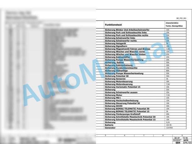 Bomag BW 203 AD-4 CC Tandem Vibratory Rollers Electric, Hydraulic Schematics Diagram 961920371002 - 961920379999 2 Bomag BW 203 AD-4 CC Tandem Vibratory Rollers Electric, Hydraulic Schematics Diagram 961920371002 - 961920379999-2