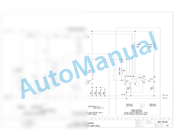 Bomag BW 203 AD-4 Tandem Vibratory Rollers Electric, Hydraulic Schematics Diagram 861920828080 - 861920828892 2 Bomag BW 203 AD-4 Tandem Vibratory Rollers Electric, Hydraulic Schematics Diagram 861920828080 - 861920828892-2