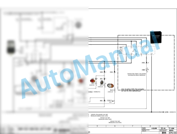 Bomag BW 206 AD-5 AM Tandem Vibratory Rollers Electric, Hydraulic Schematics Diagram 101921831001 - 101921839999 3 Bomag BW 206 AD-5 AM Tandem Vibratory Rollers Electric, Hydraulic Schematics Diagram 101921831001 - 101921839999-3