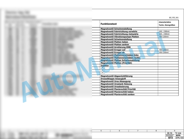 Bomag BW 211 PDH-5 Single Drum Vibratory Rollers Electric, Hydraulic Schematics Diagram 101587681001 - 101587689999 3 Bomag BW 211 PDH-5 Single Drum Vibratory Rollers Electric, Hydraulic Schematics Diagram 101587681001 - 101587689999-3