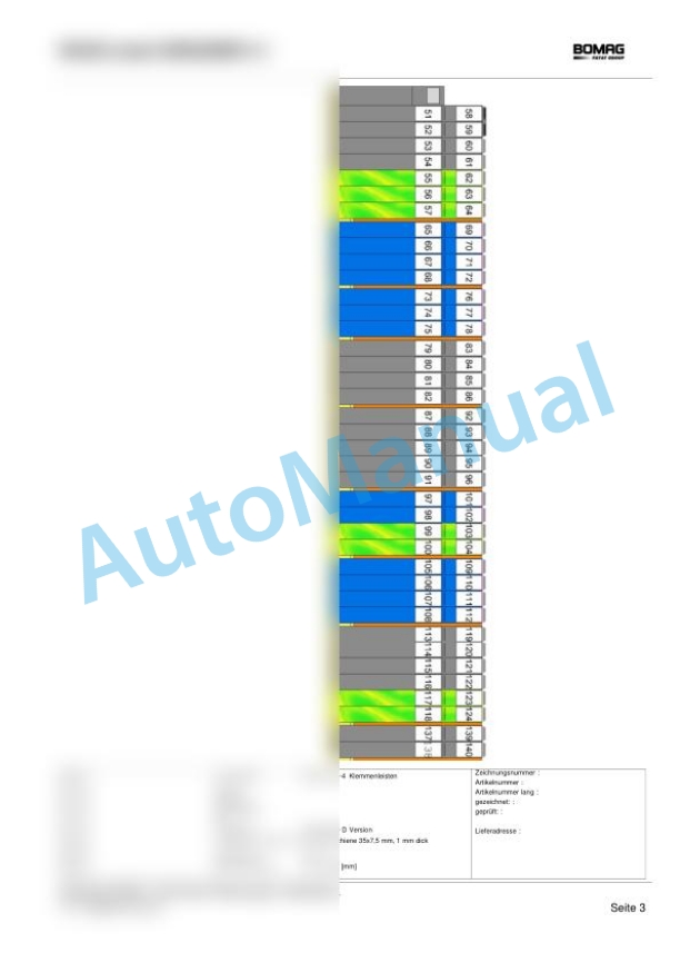 Bomag BW 212 D-40 Single Drum Vibratory Rollers Electric, Hydraulic Schematics Diagram 101582431002 - 101582433610 3 Bomag BW 212 D-40 Single Drum Vibratory Rollers Electric, Hydraulic Schematics Diagram 101582431002 - 101582433610-3