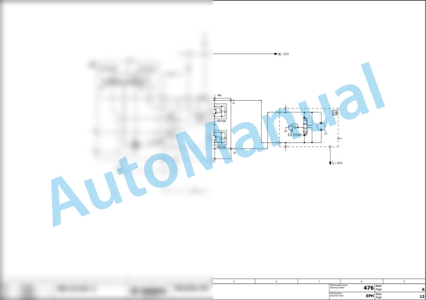 Bomag BW 213 BVC-5 Single Drum Vibratory Rollers Electric, Hydraulic Schematics Diagram 101586211001 - 101586211015 2 Bomag BW 213 BVC-5 Single Drum Vibratory Rollers Electric, Hydraulic Schematics Diagram 101586211001 - 101586211015-2