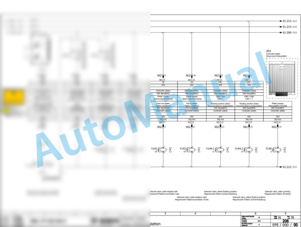 Bomag BW 213 DH-4 BVC Single Drum Vibratory Rollers Electric, Hydraulic Schematics Diagram 101584121001 - 101584121033 3 Bomag BW 213 DH-4 BVC Single Drum Vibratory Rollers Electric, Hydraulic Schematics Diagram 101584121001 - 101584121033-3