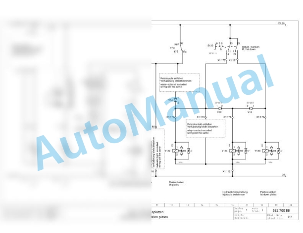 Bomag BW 214 DH-3 Single Drum Vibratory Rollers Electric, Hydraulic Schematics Diagram 101580331051 - 101580331112 2 Bomag BW 214 DH-3 Single Drum Vibratory Rollers Electric, Hydraulic Schematics Diagram 101580331051 - 101580331112-2