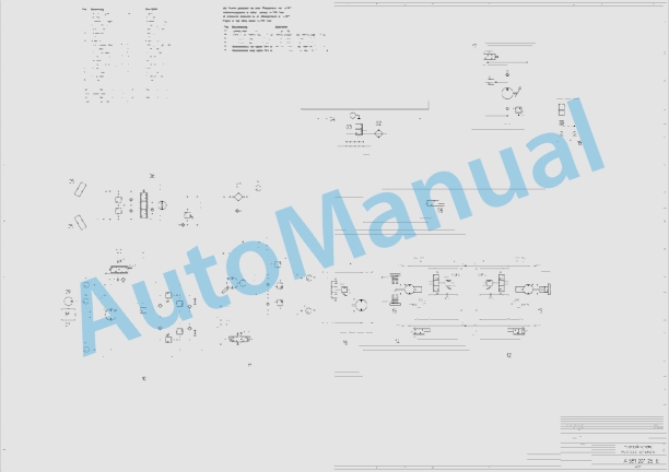 Bomag BW 214 DH-3 Single Drum Vibratory Rollers Electric, Hydraulic Schematics Diagram 101581461001 - 101581461060