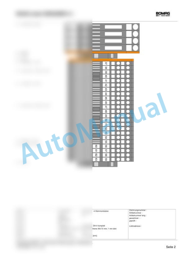 Bomag BW 214 PDH-4 Single Drum Vibratory Rollers Electric, Hydraulic Schematics Diagram 101583201001 - 101583209999 3 Bomag BW 214 PDH-4 Single Drum Vibratory Rollers Electric, Hydraulic Schematics Diagram 101583201001 - 101583209999-3