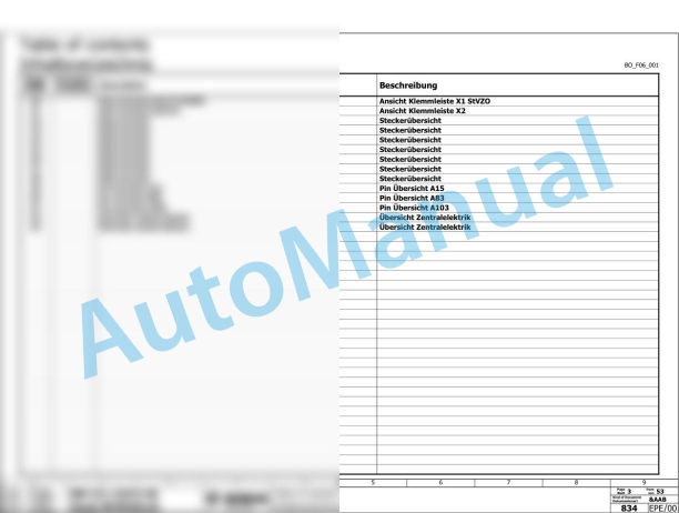 Bomag BW 216 D-40 Single Drum Vibratory Rollers Electric Schematics Diagram 961582971001 - 961582979999 2 Bomag BW 216 D-40 Single Drum Vibratory Rollers Electric Schematics Diagram 961582971001 - 961582979999-2