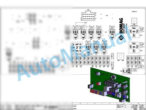 Bomag BW 216 PD-5 Single Drum Vibratory Rollers Electric, Hydraulic Schematics Diagram 101586921001 - 101586929999 2 Bomag BW 216 PD-5 Single Drum Vibratory Rollers Electric, Hydraulic Schematics Diagram 101586921001 - 101586929999-2