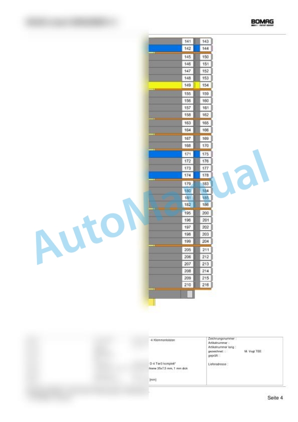 Bomag BW 219 D-4 Single Drum Vibratory Rollers Electric, Hydraulic Schematics Diagram 101582101001 - 101582101390 3 Bomag BW 219 D-4 Single Drum Vibratory Rollers Electric, Hydraulic Schematics Diagram 101582101001 - 101582101390-3