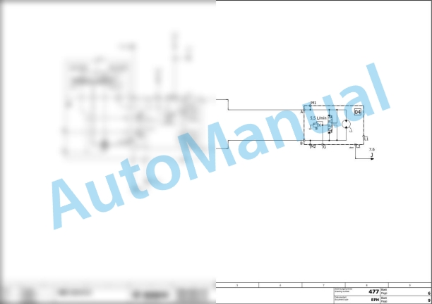 Bomag BW 219 D-5 TIER 3 Single Drum Vibratory Rollers Electric, Hydraulic Schematics Diagram 101586321001 - 101586321063 2 Bomag BW 219 D-5 TIER 3 Single Drum Vibratory Rollers Electric, Hydraulic Schematics Diagram 101586321001 - 101586321063-2