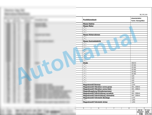 Bomag BW 219 PD-5 Single Drum Vibratory Rollers Electric, Hydraulic Schematics Diagram 101586961001 - 101586969999 3 Bomag BW 219 PD-5 Single Drum Vibratory Rollers Electric, Hydraulic Schematics Diagram 101586961001 - 101586969999-3