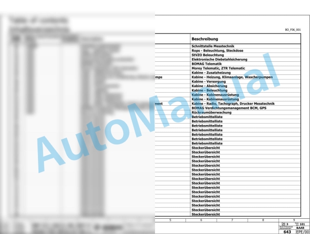 Bomag BW 219 PD-5 TIER 3 Single Drum Vibratory Rollers Electric Schematics Diagram 101586621001 - 101586629999 3 Bomag BW 219 PD-5 TIER 3 Single Drum Vibratory Rollers Electric Schematics Diagram 101586621001 - 101586629999-3