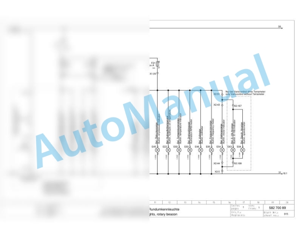 Bomag BW 225 D-3 Single Drum Vibratory Rollers Electric, Hydraulic Schematics Diagram 101580631001 - 101580631062 2 Bomag BW 225 D-3 Single Drum Vibratory Rollers Electric, Hydraulic Schematics Diagram 101580631001 - 101580631062-2