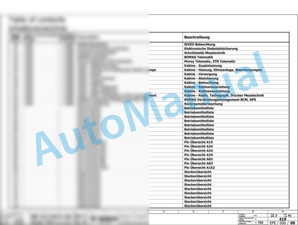 Bomag BW 226 DH-5 Single Drum Vibratory Rollers Electric, Hydraulic Schematics Diagram 101586401001 - 101586401003 2 Bomag BW 226 DH-5 Single Drum Vibratory Rollers Electric, Hydraulic Schematics Diagram 101586401001 - 101586401003-2