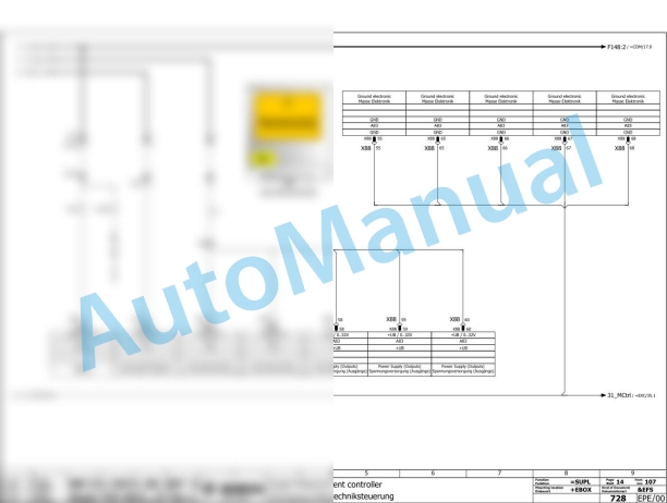Bomag BW 226 DH-5 Single Drum Vibratory Rollers Electric, Hydraulic Schematics Diagram 101586651001 - 101586659999 3 Bomag BW 226 DH-5 Single Drum Vibratory Rollers Electric, Hydraulic Schematics Diagram 101586651001 - 101586659999-3