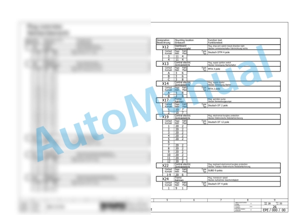 Bomag BW 25 RH Rubber Tyred Rollers Electric, Hydraulic Schematics Diagram 861538201002 - 861538201370 2 Bomag BW 25 RH Rubber Tyred Rollers Electric, Hydraulic Schematics Diagram 861538201002 - 861538201370-2