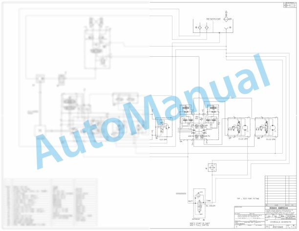 Bomag BW 284 Tandem Vibratory Rollers Electric, Hydraulic Schematics Diagram 901A22911001 - 901A22919999 2 Bomag BW 284 Tandem Vibratory Rollers Electric, Hydraulic Schematics Diagram 901A22911001 - 901A22919999-2