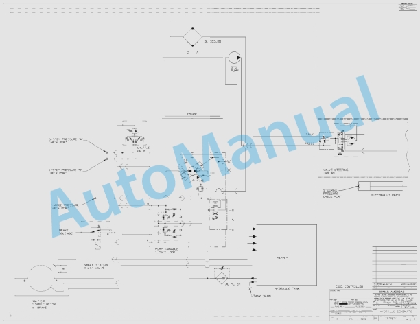 Bomag BW 5 AS 901B1 Static Rollers Electric, Hydraulic Schematics Diagram 901B15821001 - 901B15821011