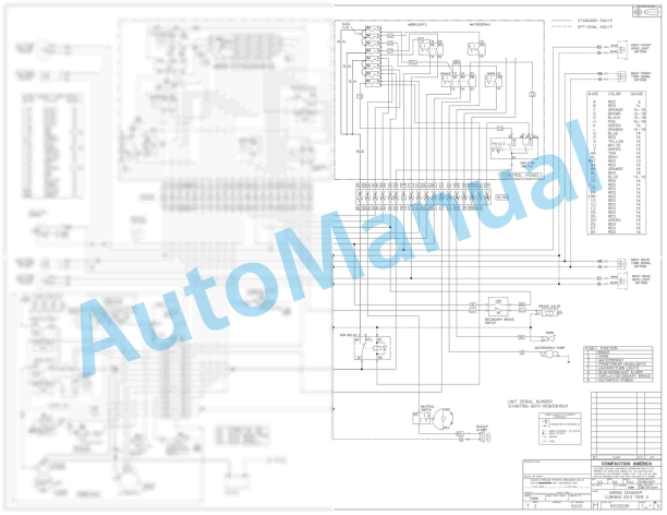 Bomag BW 5 AS Static Rollers Electric, Hydraulic Schematics Diagram 901B15831002 - 901B15831002 2 Bomag BW 5 AS Static Rollers Electric, Hydraulic Schematics Diagram 901B15831002 - 901B15831002-2