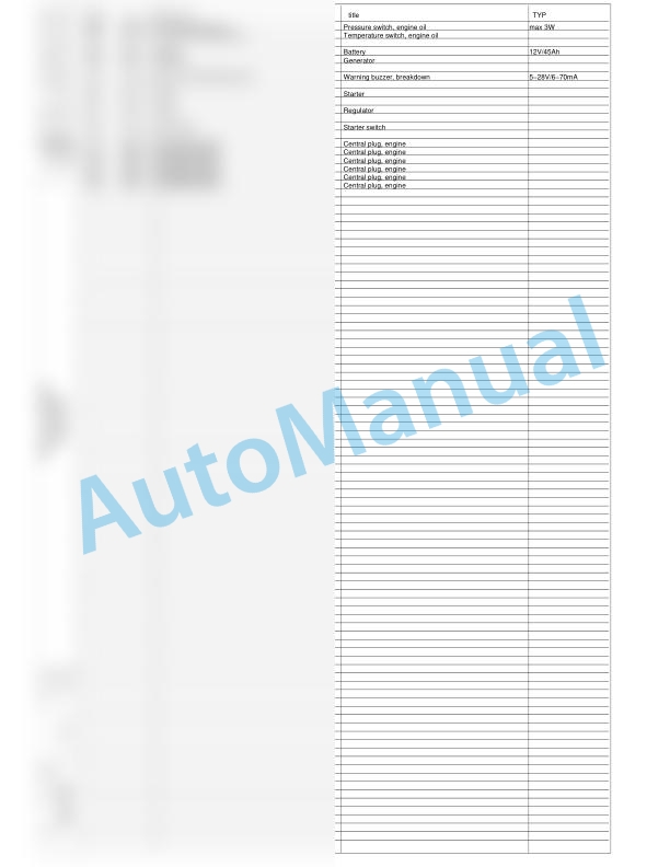 Bomag BW 71 E-2 Single Drum Vibratory Rollers Electric Schematics Diagram 101620291001 - 101620299999 3 Bomag BW 71 E-2 Single Drum Vibratory Rollers Electric Schematics Diagram 101620291001 - 101620299999-3