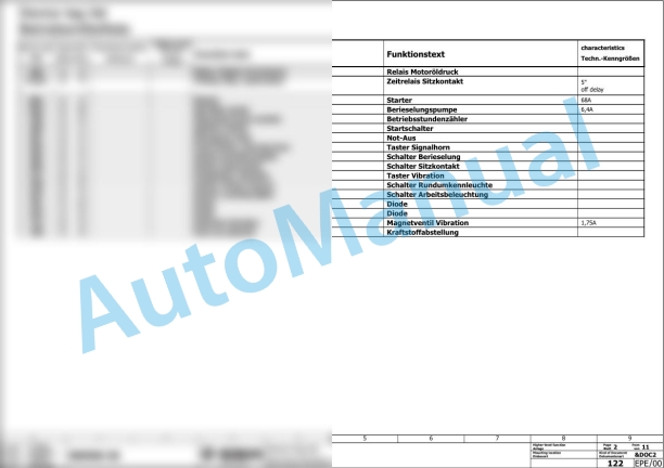 Bomag BW 900-50 Tandem Vibratory Rollers Electric Schematics Diagram 961834651001 - 961834659999 3 Bomag BW 900-50 Tandem Vibratory Rollers Electric Schematics Diagram 961834651001 - 961834659999-3