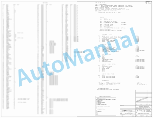 Bomag MPH 364-2 Soil Stabilizer - Asphalt Recycler Electric, Hydraulic Schematics Diagram 101596011001 - 101596011030 2 Bomag MPH 364-2 Soil Stabilizer - Asphalt Recycler Electric, Hydraulic Schematics Diagram 101596011001 - 101596011030-2