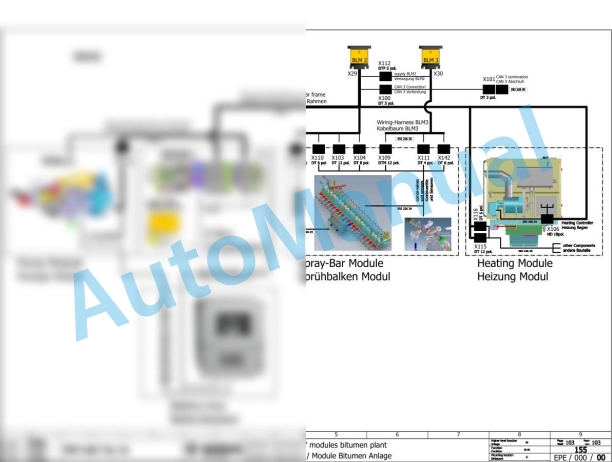 Bomag MPH 600 Soil Stabilizer - Asphalt Recycler Electric, Hydraulic, Pneumatic Schematics Diagram 101590301001 - 101590301023 2 Bomag MPH 600 Soil Stabilizer - Asphalt Recycler Electric, Hydraulic, Pneumatic Schematics Diagram 101590301001 - 101590301023-2