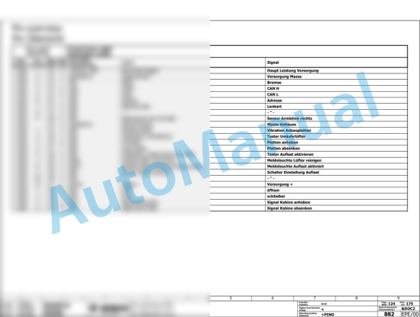 Bomag RS 460 Tier 3A Soil Stabilizer - Asphalt Recycler Electric, Hydraulic Schematics Diagram 101590151011 - 101590159999 3 Bomag RS 460 Tier 3A Soil Stabilizer - Asphalt Recycler Electric, Hydraulic Schematics Diagram 101590151011 - 101590159999-3