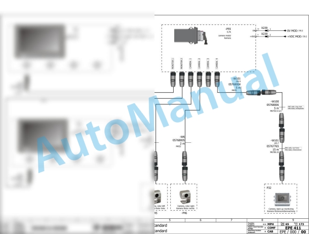 Bomag RS 460 Tier 3A Soil Stabilizer - Asphalt Recycler Electric Schematics Diagram 101590131001 - 101590131002 3 Bomag RS 460 Tier 3A Soil Stabilizer - Asphalt Recycler Electric Schematics Diagram 101590131001 - 101590131002-3